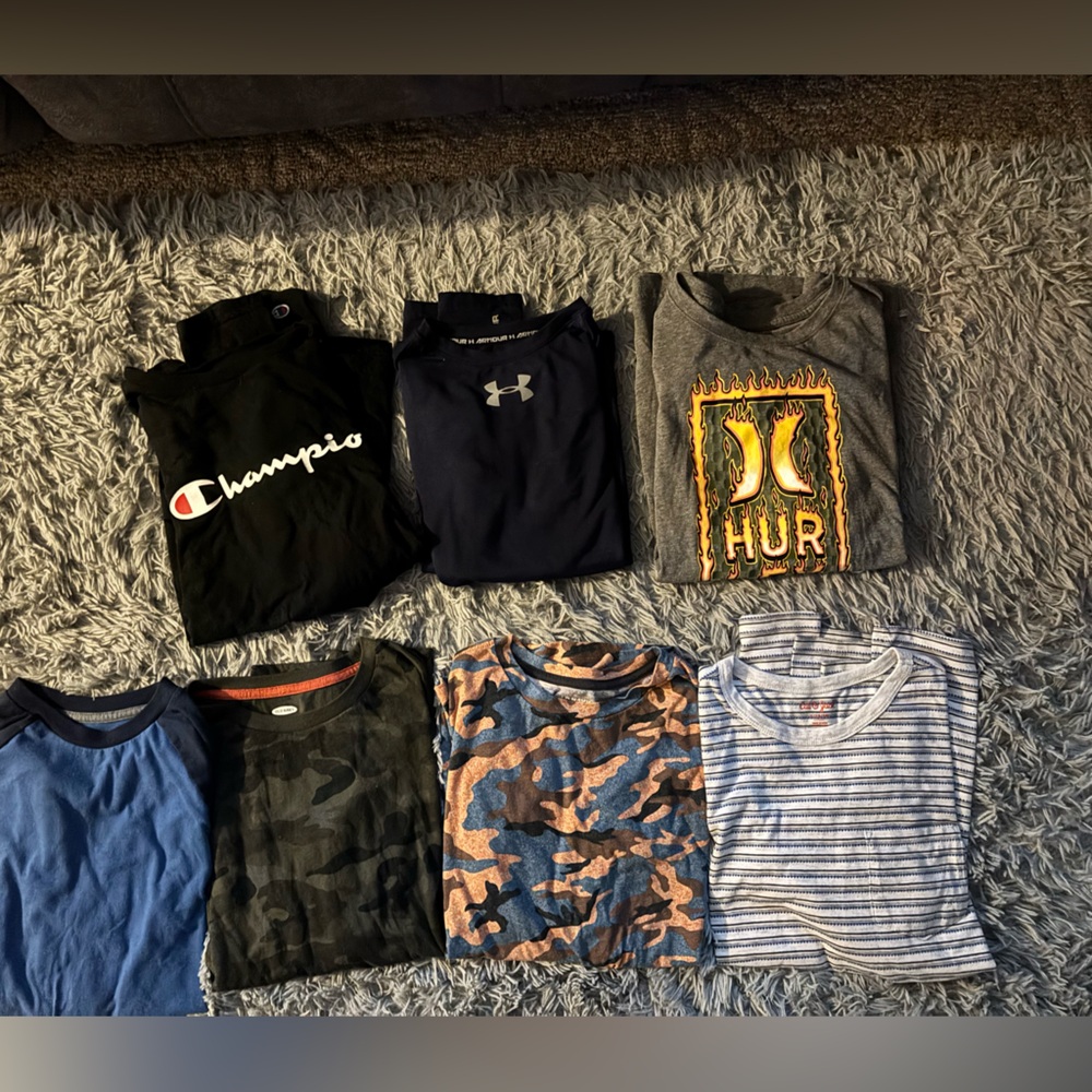 Champion Black Tee with Logo